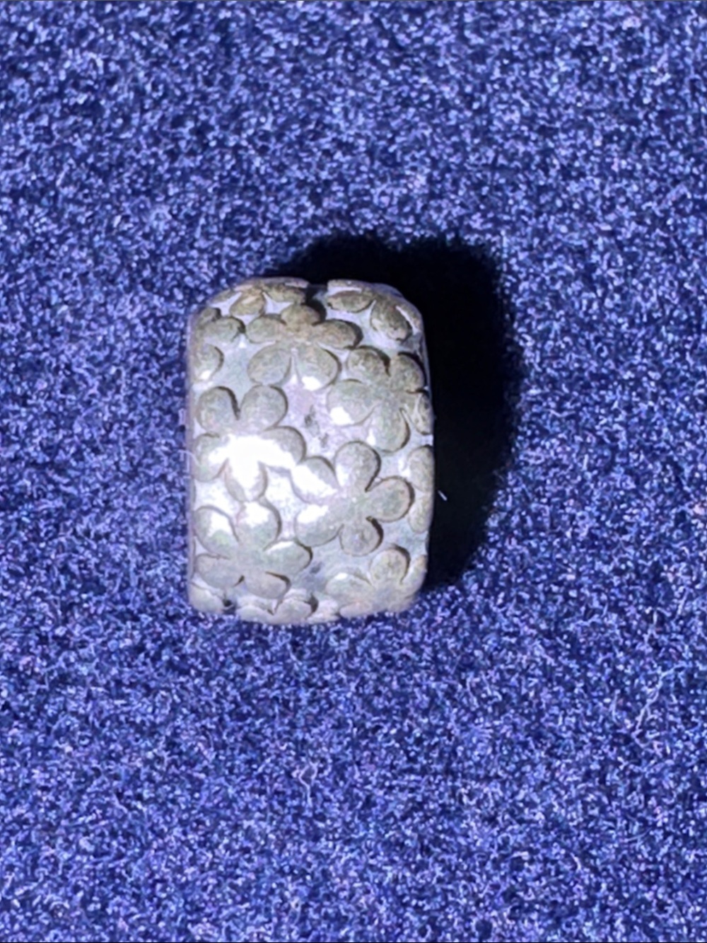 Pandora Silver Floral Dome Charm